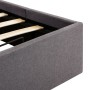 Hydraulic canape bed LED storage taupe fabric 100x200 cm by vidaXL, Beds and slatted bases - Ref: Foro24-285625, Price: 327,3...