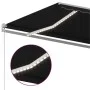 Manual retractable awning with anthracite gray LED 500x350 cm by vidaXL, Awnings - Ref: Foro24-3069024, Price: 503,65 €, Disc...