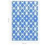 Blau-weißer PP-Outdoor-Teppich 80x150 cm von vidaXL, Outdoor-Protektoren - Ref: Foro24-310444, Preis: 18,46 €, Rabatt: %