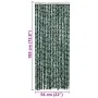 Grün und weißer Chenille Moskitonetzvorhang 56x185 cm von vidaXL, Moskitonetze für Fenster - Ref: Foro24-325445, Preis: 35,57...
