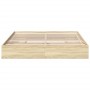 Sonoma oak engineered wood bed with drawers 180x200 cm by vidaXL, Beds and slatted bases - Ref: Foro24-3280638, Price: 164,83...