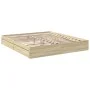 Cama con cajones madera ingeniería roble Sonoma 180x200 cm de vidaXL, Camas y somieres - Ref: Foro24-3280638, Precio: 164,05 ...