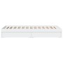 White engineered wood bed with drawers 90x200 cm by vidaXL, Beds and slatted bases - Ref: Foro24-3280678, Price: 167,65 €, Di...