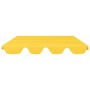 Dosel de repuesto columpio jardín amarillo 150/130x105/70 cm