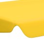 Dosel de repuesto columpio jardín amarillo 150/130x105/70 cm