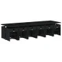 Set de muebles jardín 17 pzas con cojines ratán sintético negro de vidaXL, Conjuntos de jardín - Ref: Foro24-3277949, Precio:...