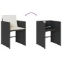 17-teiliges Gartenmöbel-Set mit schwarzen synthetischen Rattankissen von vidaXL, Gartensets - Ref: Foro24-3277949, Preis: 916...