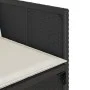 Set comedor de jardín con cojines 15 pzas ratán sintético negro de vidaXL, Conjuntos de jardín - Ref: Foro24-3278006, Precio:...