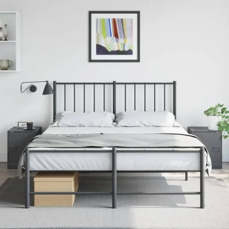 Bedside tables 2 units anthracite gray 34.5x39x44 cm by vidaXL, Nightstands - Ref: Foro24-841612, Price: 63,21 €, Discount: %