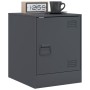 Bedside tables 2 units anthracite gray 34.5x39x44 cm by vidaXL, Nightstands - Ref: Foro24-841612, Price: 63,83 €, Discount: %