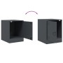 Bedside tables 2 units anthracite gray 34.5x39x44 cm by vidaXL, Nightstands - Ref: Foro24-841612, Price: 63,83 €, Discount: %