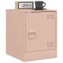 Nachttische 2 Einheiten rosa Stahl 34,5x39x44 cm von vidaXL, Nachttische - Ref: Foro24-841610, Preis: 63,20 €, Rabatt: %