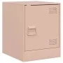 Nachttische 2 Einheiten rosa Stahl 34,5x39x44 cm von vidaXL, Nachttische - Ref: Foro24-841610, Preis: 63,20 €, Rabatt: %