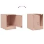 Nachttische 2 Einheiten rosa Stahl 34,5x39x44 cm von vidaXL, Nachttische - Ref: Foro24-841610, Preis: 63,20 €, Rabatt: %