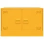TV-Möbel 2 Einheiten senfgelber Stahl 67x39x44 cm von vidaXL, TV-Möbel - Ref: Foro24-841638, Preis: 108,30 €, Rabatt: %