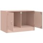 Rosafarbener TV-Schrank aus Stahl, 67 x 39 x 44 cm von vidaXL, TV-Möbel - Ref: Foro24-841633, Preis: 60,96 €, Rabatt: %