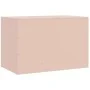 Rosafarbener TV-Schrank aus Stahl, 67 x 39 x 44 cm von vidaXL, TV-Möbel - Ref: Foro24-841633, Preis: 60,37 €, Rabatt: %