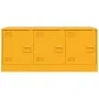 Mueble para TV de acero amarillo mostaza 99x39x44 cm de vidaXL, Muebles TV - Ref: Foro24-841646, Precio: 91,85 €, Descuento: %