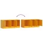 Senfgelber TV-Schrank aus Stahl, 99 x 39 x 44 cm von vidaXL, TV-Möbel - Ref: Foro24-841646, Preis: 91,85 €, Rabatt: %