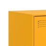 Senfgelber TV-Schrank aus Stahl, 99 x 39 x 44 cm von vidaXL, TV-Möbel - Ref: Foro24-841646, Preis: 94,28 €, Rabatt: %