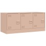 Rosafarbener TV-Schrank aus Stahl, 99 x 39 x 44 cm von vidaXL, TV-Möbel - Ref: Foro24-841644, Preis: 88,02 €, Rabatt: %