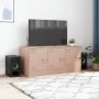 Rosafarbener TV-Schrank aus Stahl, 99 x 39 x 44 cm von vidaXL, TV-Möbel - Ref: Foro24-841644, Preis: 85,96 €, Rabatt: %