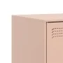 Rosafarbener TV-Schrank aus Stahl, 99 x 39 x 44 cm von vidaXL, TV-Möbel - Ref: Foro24-841644, Preis: 85,96 €, Rabatt: %