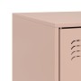 Mueble para TV de acero rosa 99x39x44 cm de vidaXL, Muebles TV - Ref: Foro24-841686, Precio: 79,03 €