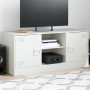 TV-Schrank aus weißem Stahl, 99 x 39 x 44 cm von vidaXL, TV-Möbel - Ref: Foro24-841690, Preis: 78,87 €, Rabatt: %