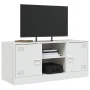 TV-Schrank aus weißem Stahl, 99 x 39 x 44 cm von vidaXL, TV-Möbel - Ref: Foro24-841690, Preis: 78,12 €, Rabatt: %