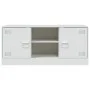 TV-Schrank aus weißem Stahl, 99 x 39 x 44 cm von vidaXL, TV-Möbel - Ref: Foro24-841690, Preis: 78,12 €, Rabatt: %