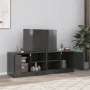 Muebles para TV 2 unidades acero negro 67x39x44 cm de vidaXL, Muebles TV - Ref: Foro24-841692, Precio: 101,19 €, Descuento: %