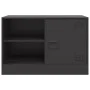 Muebles para TV 2 unidades acero negro 67x39x44 cm de vidaXL, Muebles TV - Ref: Foro24-841692, Precio: 101,19 €, Descuento: %