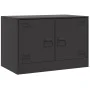 TV-Schrank aus schwarzem Stahl, 67 x 39 x 44 cm von vidaXL, TV-Möbel - Ref: Foro24-841631, Preis: 64,19 €, Rabatt: %