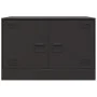 Black steel TV cabinet 67x39x44 cm by vidaXL, TV Furniture - Ref: Foro24-841631, Price: 64,19 €, Discount: %