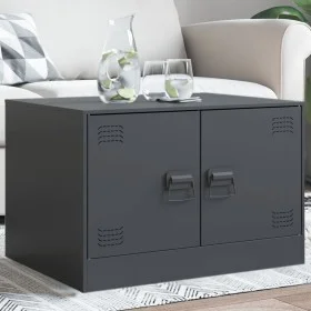 Mesa de centro acero gris antracita 67x50x44 cm de vidaXL, Mesas de centro - Ref: Foro24-841729, Precio: 70,02 €, Descuento: %