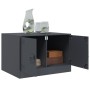 Mesa de centro acero gris antracita 67x50x44 cm de vidaXL, Mesas de centro - Ref: Foro24-841729, Precio: 70,62 €, Descuento: %