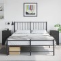 Mesitas de noche 2 unidades acero negro 34,5x39x62 cm de vidaXL, Mesitas de noche - Ref: Foro24-841776, Precio: 133,18 €, Des...