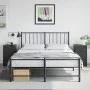 Nachttische 2 Einheiten aus schwarzem Stahl 34,5x39x62 cm von vidaXL, Nachttische - Ref: Foro24-841776, Preis: 131,88 €, Raba...