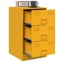 Senfgelber Nachttisch aus Stahl, 34,5 x 39 x 62 cm von vidaXL, Nachttische - Ref: Foro24-841781, Preis: 97,16 €, Rabatt: %