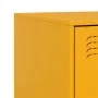 Senfgelber Nachttisch aus Stahl, 34,5 x 39 x 62 cm von vidaXL, Nachttische - Ref: Foro24-841781, Preis: 97,16 €, Rabatt: %