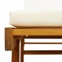 Sonnenliegen mit Kissen 2 Stück massives Akazienholz 200x68x83 cm von vidaXL, Liegen - Ref: Foro24-3206372, Preis: 460,18 €, ...