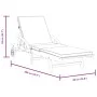 Sonnenliegen mit Kissen 2 Stück massives Akazienholz 200x68x83 cm von vidaXL, Liegen - Ref: Foro24-3206372, Preis: 460,18 €, ...