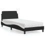 Bett mit schwarz-weißer Kunstledermatratze 80x200 cm von vidaXL, Betten und Lattenroste - Ref: Foro24-3208302, Preis: 240,71 ...