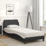 Bett mit schwarz-weißer Kunstledermatratze 80x200 cm von vidaXL, Betten und Lattenroste - Ref: Foro24-3208302, Preis: 240,71 ...