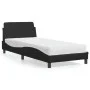 Cama con colchón cuero sintético negro 90x200 cm de vidaXL, Camas y somieres - Ref: Foro24-3208337, Precio: 256,35 €, Descuen...