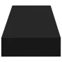 Floating wall shelf with black drawer 80x25x8 cm by vidaXL, Shelves and shelves - Ref: Foro24-288206, Price: 59,30 €, Discoun...