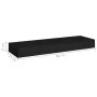Floating wall shelf with black drawer 80x25x8 cm by vidaXL, Shelves and shelves - Ref: Foro24-288206, Price: 59,30 €, Discoun...