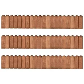 Garden edging rolls 3 pcs impregnated pine wood 120 cm by vidaXL, Garden edging and edging - Ref: Foro24-3053645, Price: 46,3...
