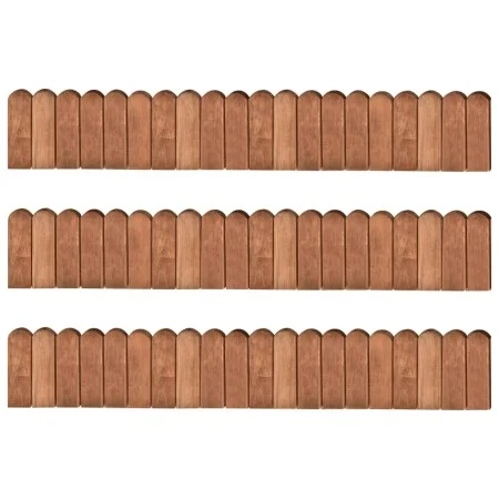 Garden edging rolls 3 pcs impregnated pine wood 120 cm by vidaXL, Garden edging and edging - Ref: Foro24-3053645, Price: 46,3...